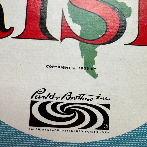 Vintage 1959 Risk Board Game Wooden Pieces Parker Brothers - Picture 4 of 11